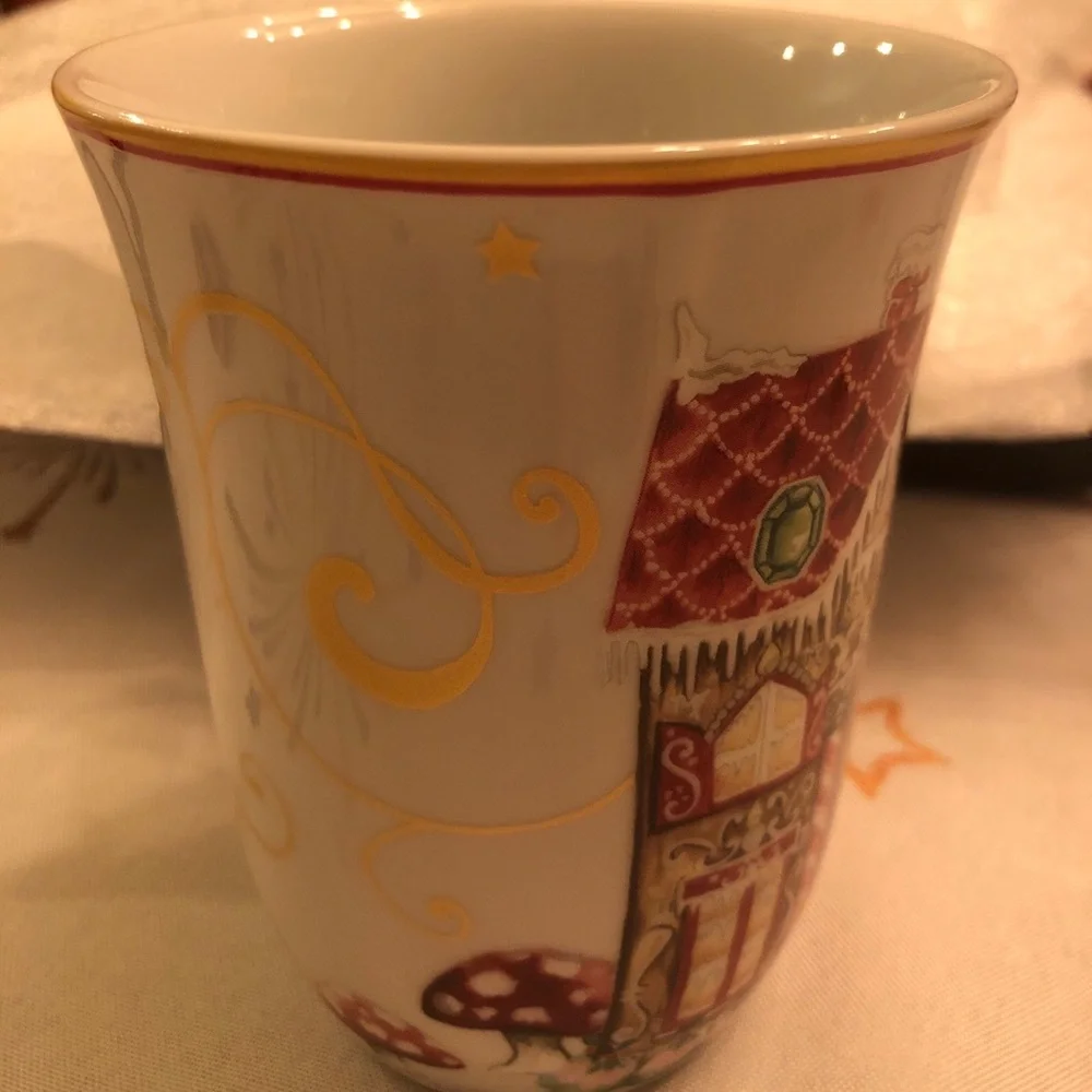 Williams Sonoma Twas the Night Before Christmas Gingerbread House Mug